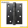 Bản lề lá nhỏ 2 bi Inox 304 màu đen Imundex 701.12.150