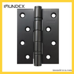 Bản lề lá nhỏ 2 bi Inox 304 màu đen Imundex 701.12.150