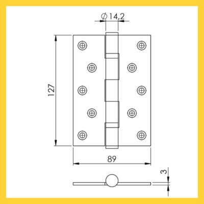 Thông số kỹ thuật bản lề cửa 701.12.900