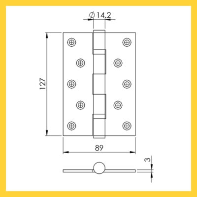 Thông số kỹ thuật bản lề cửa 701.12.970