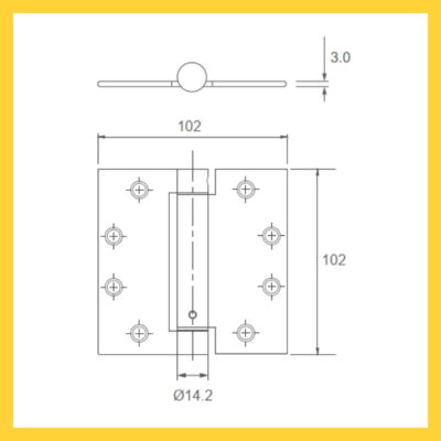 Thông số kỹ thuật bản lề cửa 701.15.620