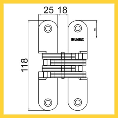 Thông số kỹ thuật bản lề cửa 701.46.206