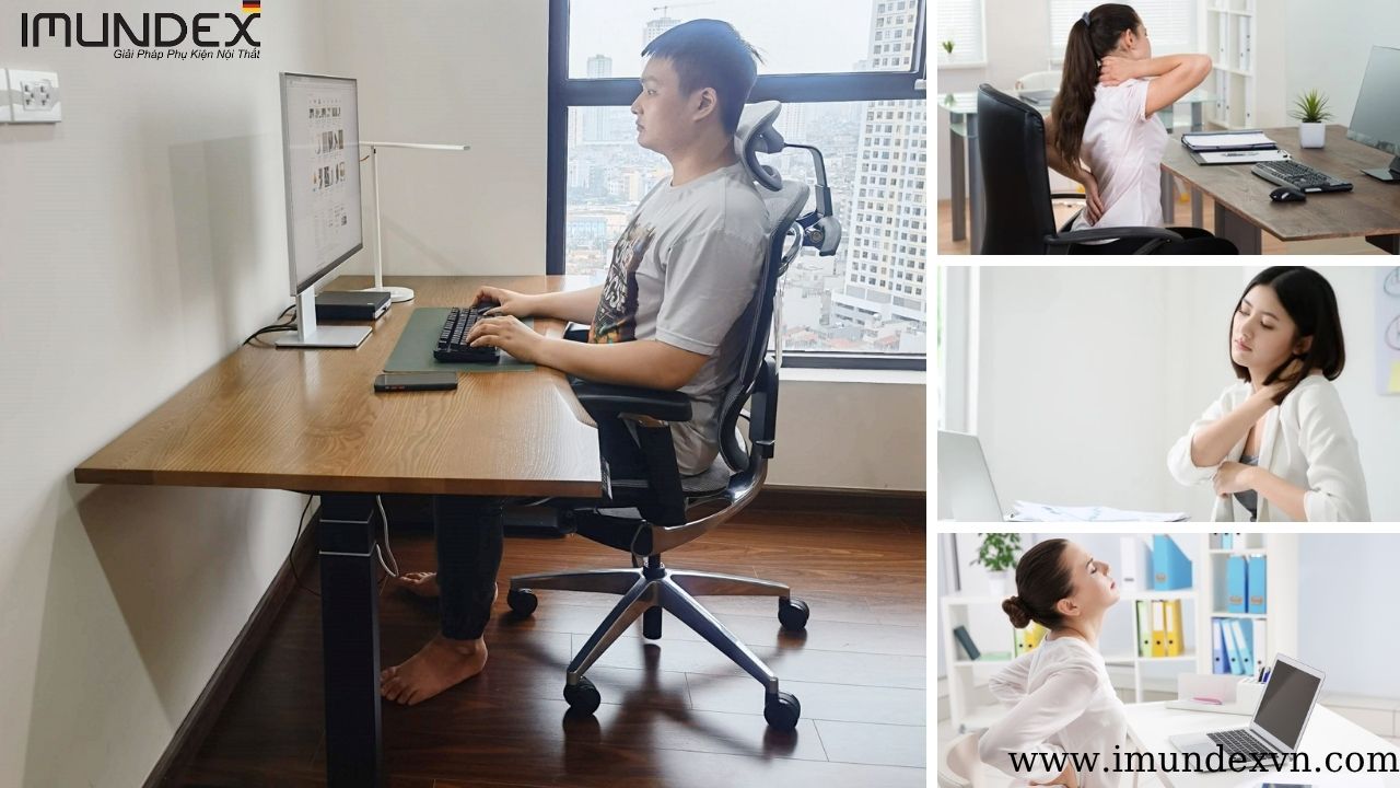 Bàn nâng hạ giúp phòng ngừa các bệnh văn phòng