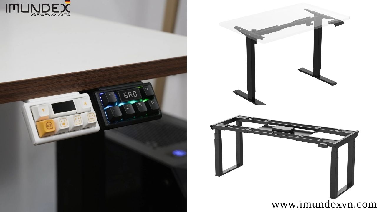 Bàn nâng hạ tích hợp công nghệ hiện đại và hoạt động êm ái