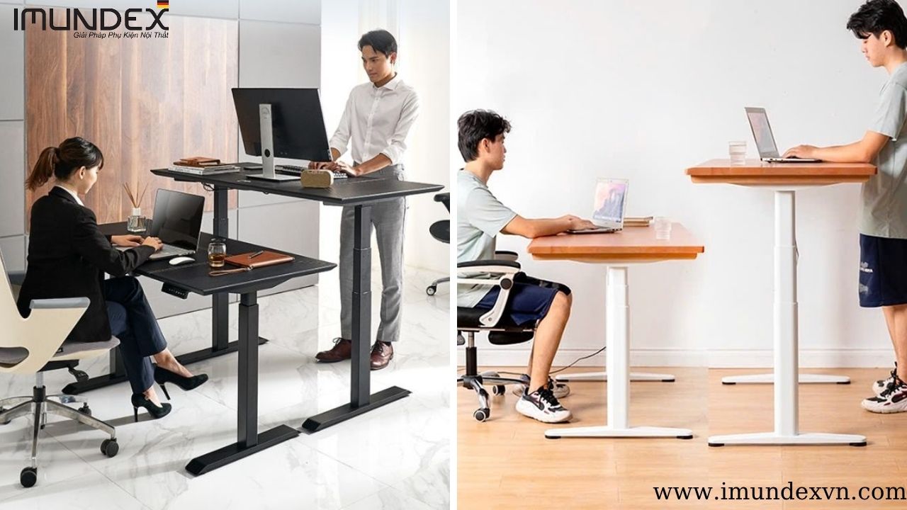 Bàn nâng hạ – Giải pháp hỗ trợ tư thế ngồi công thái học chuẩn