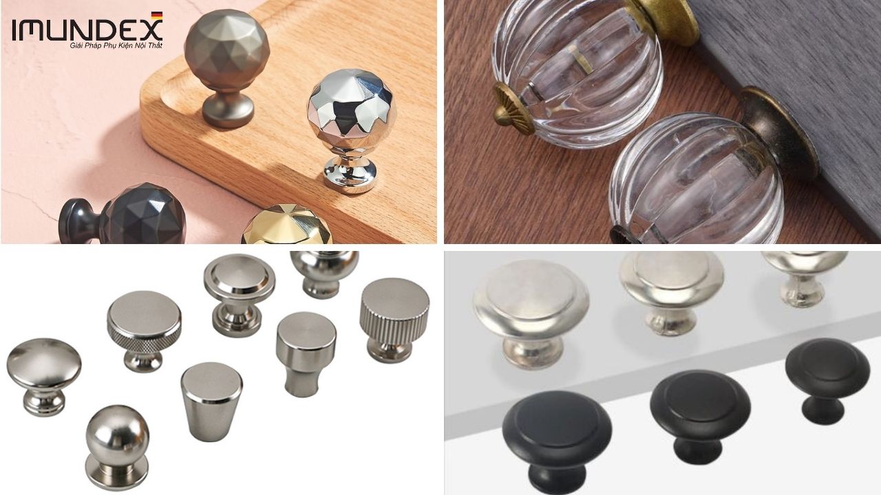 Các Chất Liệu Phổ Biến Của Tay Nắm Tủ Quả Nắm