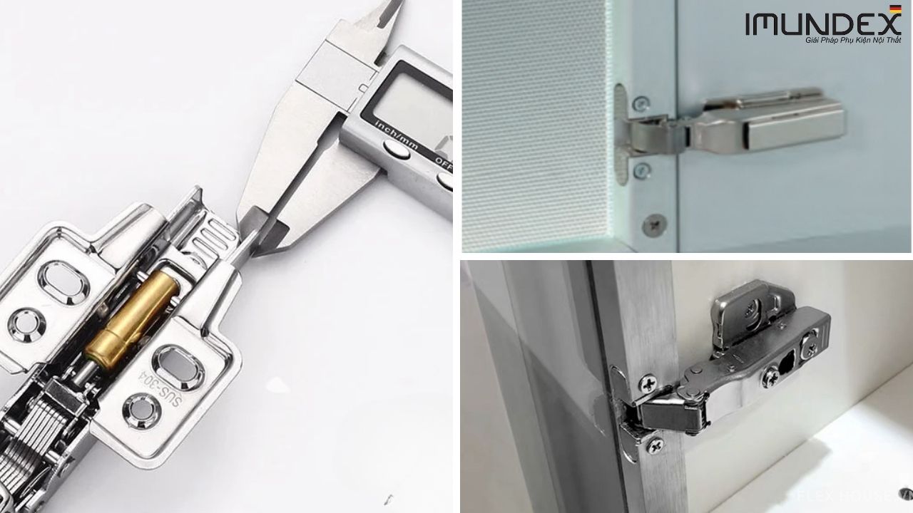 Cấu Tạo Của Bản Lề Giảm Chấn Cho Khung Nhôm