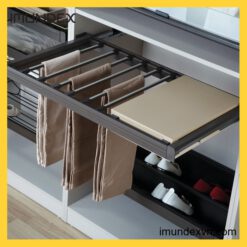 Giá treo quần với hộp đa năng Imundex 7903104