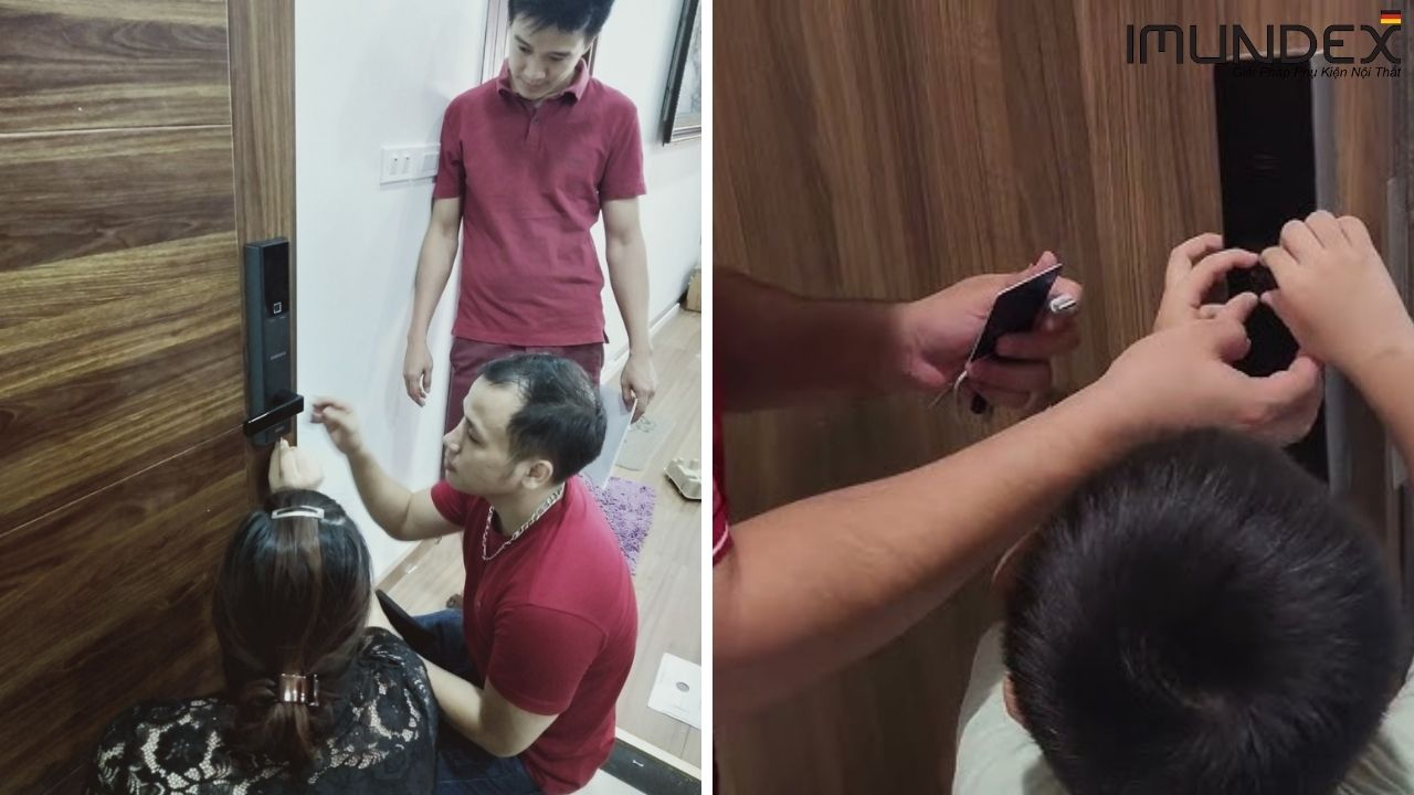 Gọi nhân viên kỹ thuật thay pin khóa điện tử