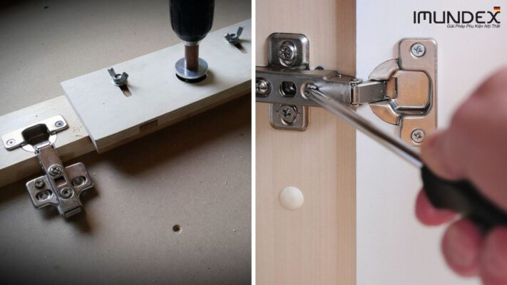 Hướng Dẫn Cách Lắp Đặt Bản Lề Giảm Chấn Đúng Kỹ Thuật