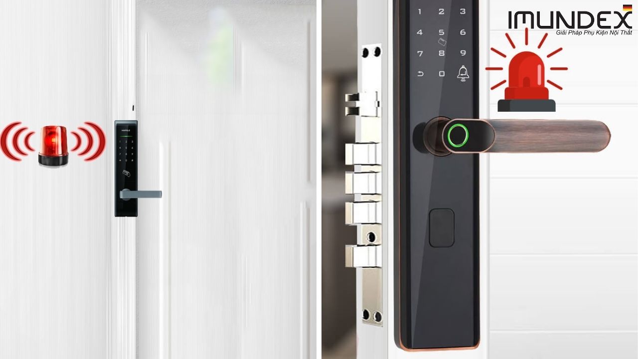 Khóa Cửa Điện Tử Báo Động Liên Tục