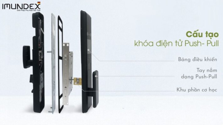 Khóa Điện Tử Imundex Dạng Pull Push