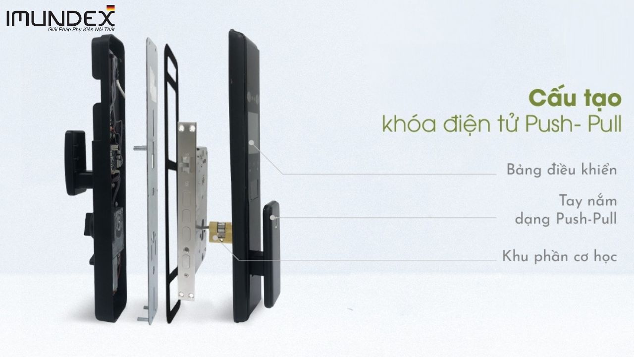 Khóa Điện Tử Imundex Dạng Pull Push