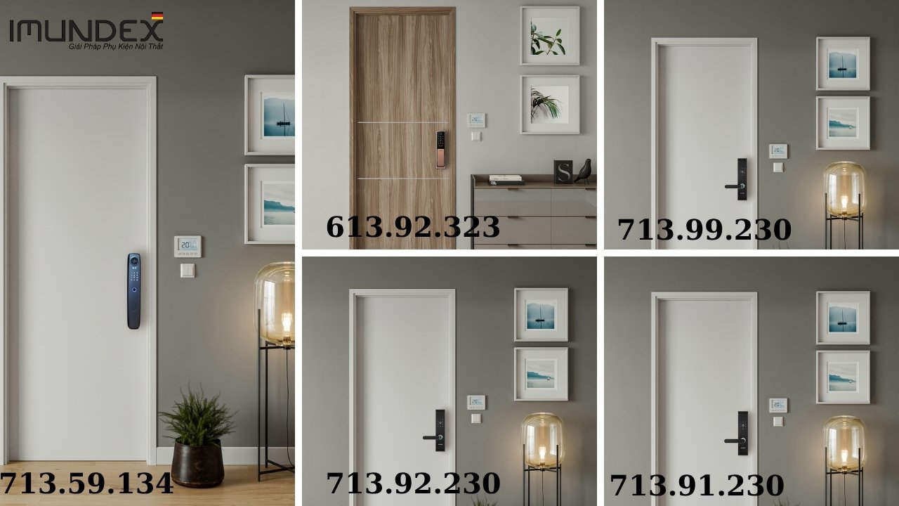Một Số Mẫu Khóa Cửa Điện Tử Imundex An Toàn