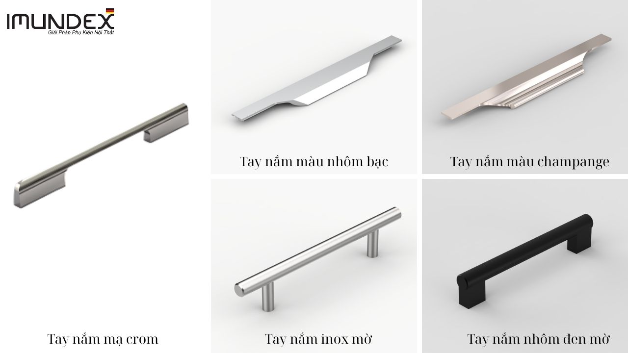 Một Số Mẫu Tay Nắm Tủ Dạng Thanh Được Ưa Chuộng