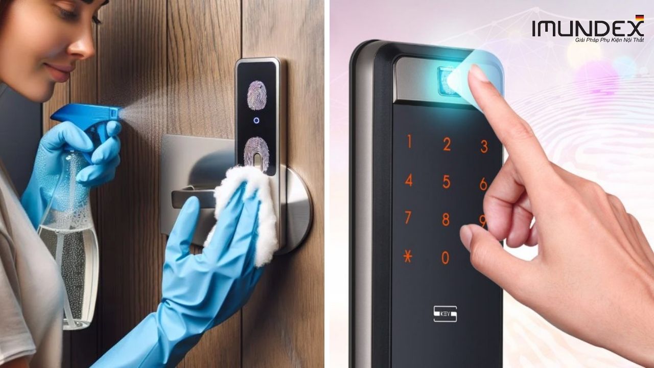 Nên Vệ Sinh Cảm Biến Khóa Cửa Vân Tay Định Kỳ