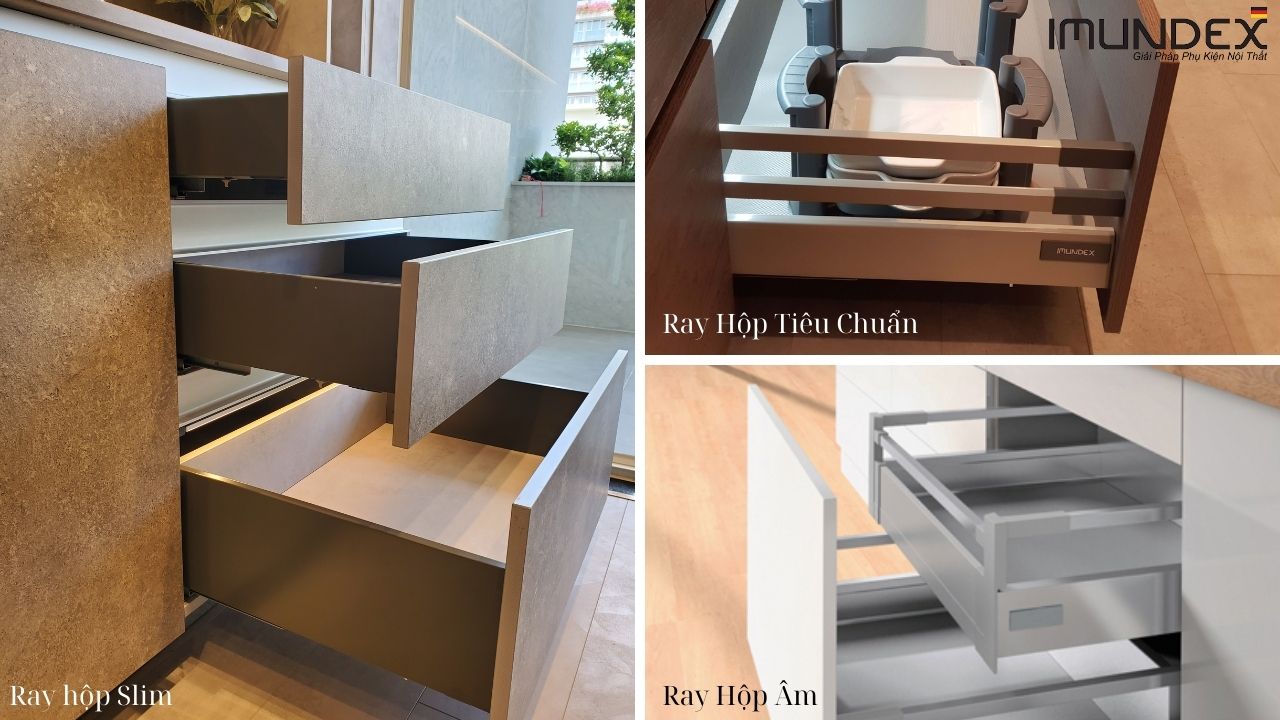 Phân Loại Ray Hộp Imundex Theo Dòng Sản Phẩm