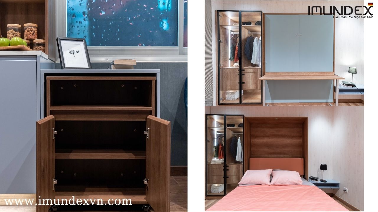 Phụ kiện tủ xếp gọn Imundex