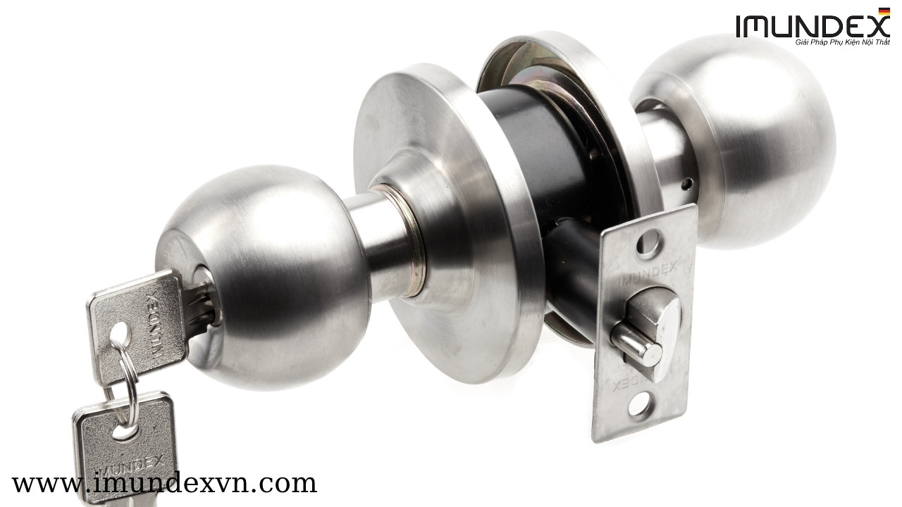 Tay Nắm Tròn 1 Đầu Bấm Và 1 Đầu Chìa