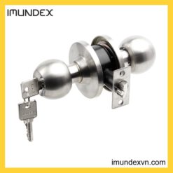 Tay nắm tròn 1 đầu bấm và 1 đầu chìa Imundex 704.13.476
