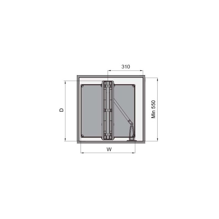 Thông Số Kỹ Thuật Kệ Đồ Khô Cánh Mở 5 Tầng Imundex 7801707
