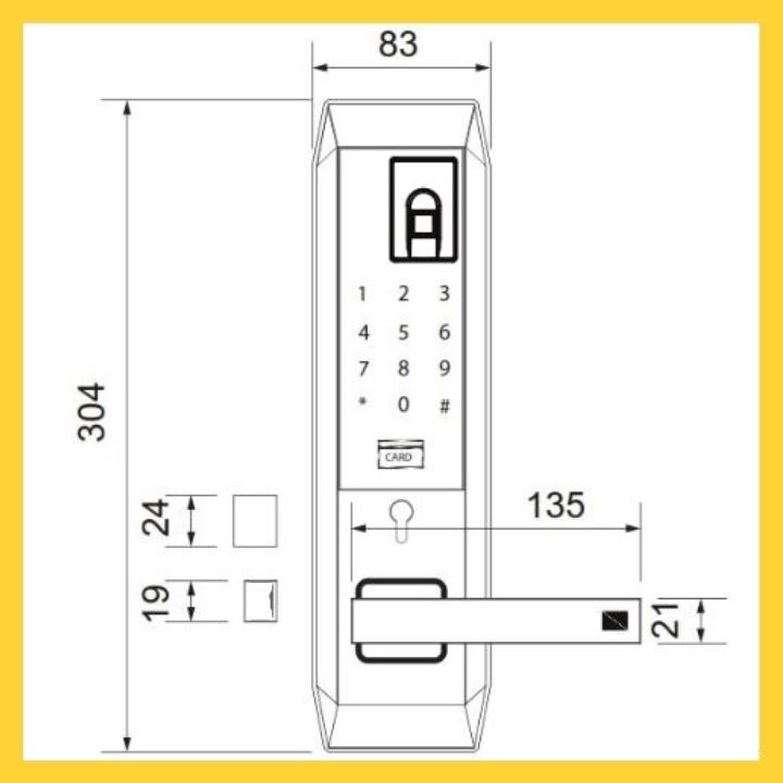 Thông Số Kỹ Thuật Khóa Điện Tử Imundex 613.42.203