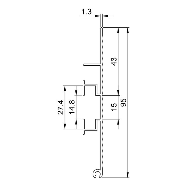 Thông Số Kỹ Thuật Len Chân Bếp Imundex 0024369