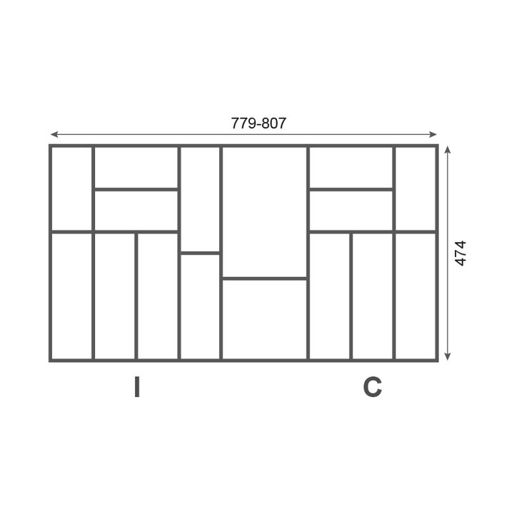 Thông số kỹ thuật khay chia Imundex 7806804