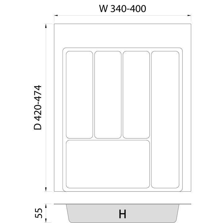 Thông số kỹ thuật khay chia Imundex 7806936