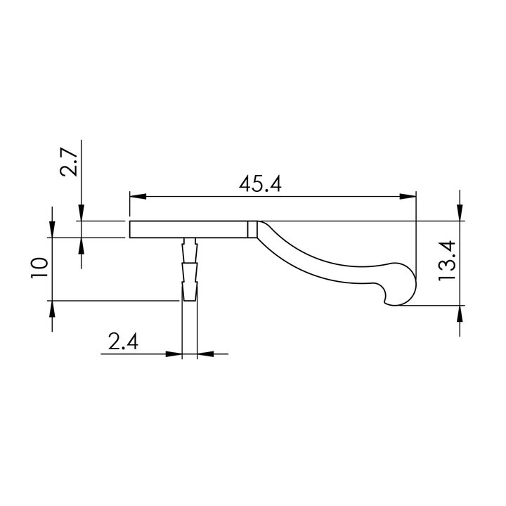 Thông số kỹ thuật tay nắm tủ Imundex 7753022