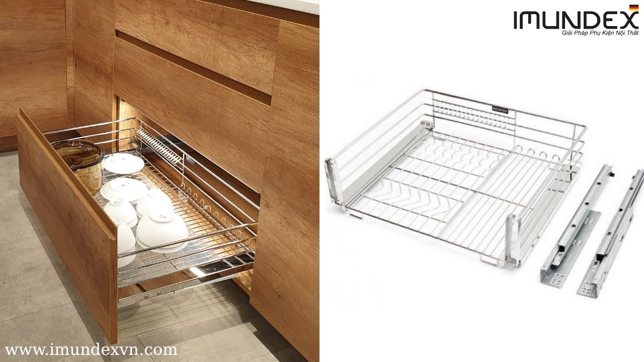 Rổ đựng xoong nồi 3 Sides Imundex