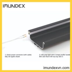 Đèn LED thanh kết hợp tay nắm C Imundex 7604228