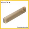 Tay Nắm Tủ Hợp Kim Kẽm Màu Vàng Champagne Mờ Imundex 7748008