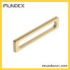 Tay Nắm Tủ Nhôm Màu Vàng Xước Imundex 7758001