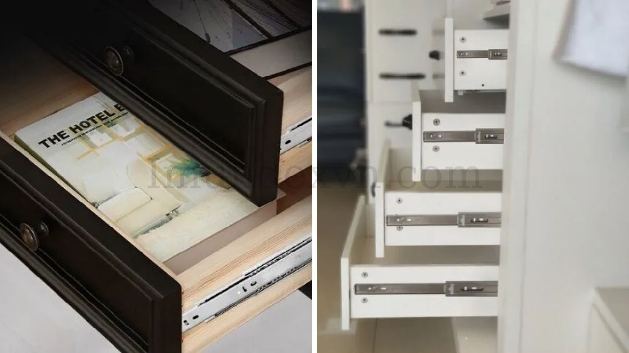 Nên chọn ray trượt ngăn kéo từ những thương hiệu uy tín như Imundex, Hafele, Vickini