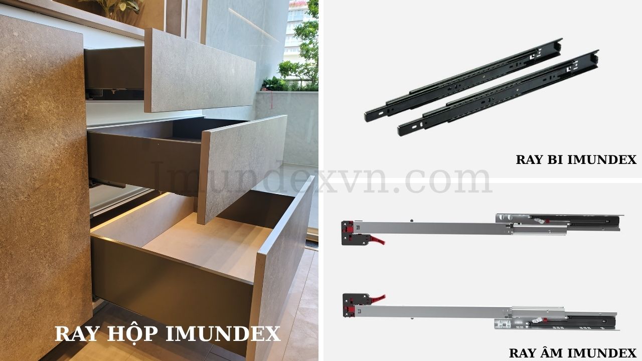 Ray trượt ngăn kéo Imundex