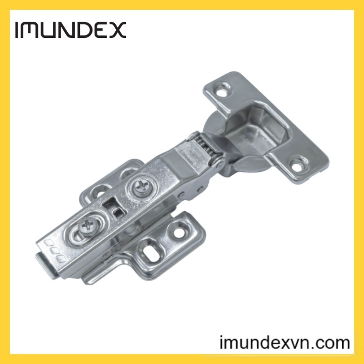 Bản Lề Giảm Chấn Inox 304 105 Độ Thẳng Imundex 7113103 Bản Lề Giảm Chấn Inox 304 105 Độ Thẳng Imundex 7113103