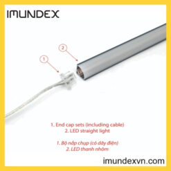 Bộ Nắp Chụp Kết Nối Nguồn Nhanh (Có Dây Điện) Imundex 7600913