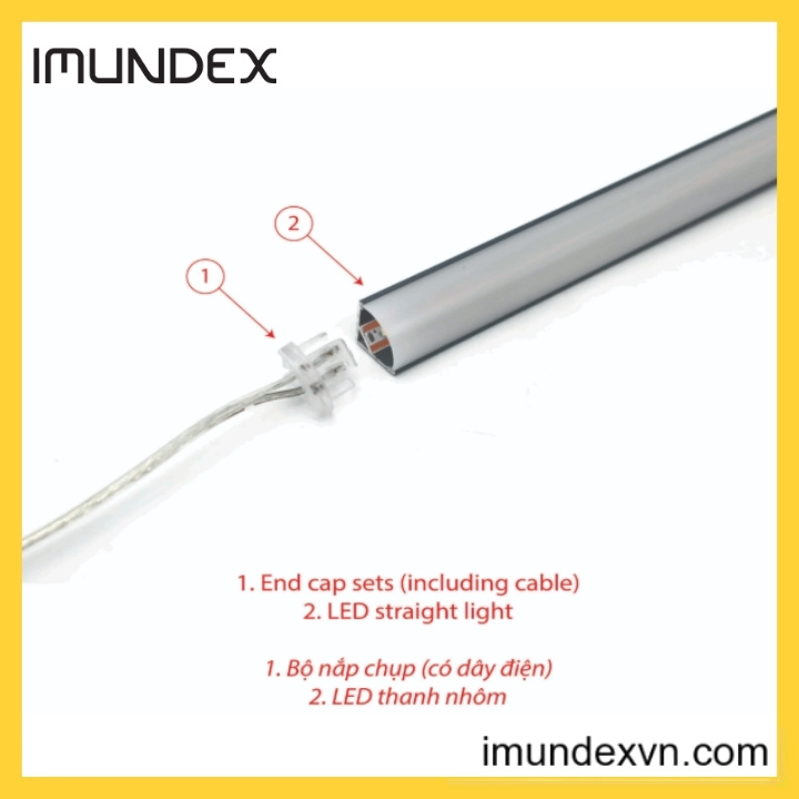 Bộ Nắp Chụp Kết Nối Nguồn Nhanh (Có Dây Điện) Imundex 7600913 Bộ Nắp Chụp Kết Nối Nguồn Nhanh (Có Dây Điện) Imundex 7600913