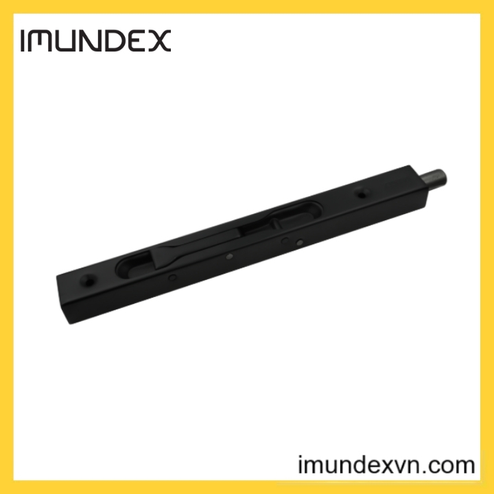 Chốt Âm Cho Cửa Gỗ Đen Mờ Inox 304 300mm Imundex 709.17.501 Chốt Âm Cho Cửa Gỗ Đen Mờ Inox 304 300mm Imundex 709.17.501