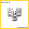 Đế Bản Lề 4 Lỗ Vít Màu Niken Mờ Imundex 7179006