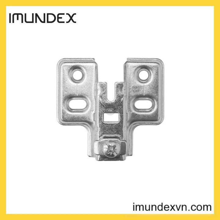 Đế Bản Lề 4 Lỗ Vít Màu Niken Mờ Imundex 7179006 Đế Bản Lề 4 Lỗ Vít Màu Niken Mờ Imundex 7179006