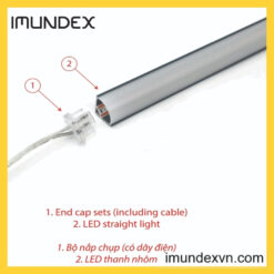 Đèn LED Thanh Cho Góc Tủ 3000mm 3000K Imundex 7604221