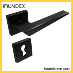 Tay Nắm Gạt Đặc Hợp Kim Kẽm Màu Đen Imundex 737.47.551