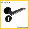 Tay Nắm Gạt Đặc Hợp Kim Kẽm Màu Đen Imundex 737.47.553