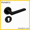 Tay Nắm Gạt Đặc Inox 304 Màu Đen Imundex 737.17.584