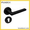 Tay Nắm Gạt Tiêu Chuẩn Inox 304 Màu Đen Imundex 737.19.584
