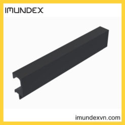 Tay Nắm Tủ Dạng Thanh Nhôm Đen Nhám 2000mm Imundex 7754060