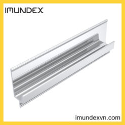 Tay Nắm Tủ Dạng Thanh Nhôm Màu Bạc Bóng Imundex 7751049