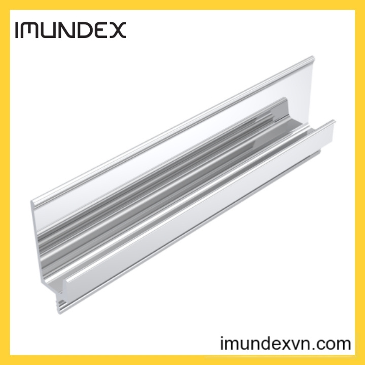 Tay Nắm Tủ Dạng Thanh Nhôm Màu Bạc Bóng Imundex 7751049 Tay Nắm Tủ Dạng Thanh Nhôm Màu Bạc Bóng Imundex 7751049
